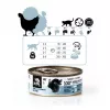 Nassfutter für Katzen 3coty Truthahn mit Huhn 80 g Beutel — Alleinfuttermittel für ausgewachsene Katzen, 19 % Protein, 64,7 % Feuchtigkeit