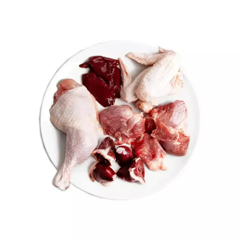 Nassfutter für Katzen 3coty Truthahn mit Huhn 80 g Beutel — Alleinfuttermittel für ausgewachsene Katzen, 19 % Protein, 64,7 % Feuchtigkeit