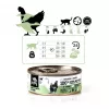 Nassfutter für Katzen 3coty Huhn mit Gans 80 g Dose — Alleinfuttermittel für ausgewachsene Katzen, 19 % Protein, 12 % Fett