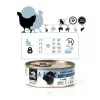 Nassfutter für Katzen 3coty Truthahn mit Huhn für Kätzchen 80 g – Ergänzungsfuttermittel, 19 % Protein, 68,1 % Feuchtigkeit