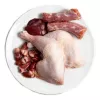 Nassfutter für Katzen 3coty Huhn mit Ente für Kätzchen 80 g Beutel, Alleinfuttermittel, Protein 20 %, Fett 9 %
