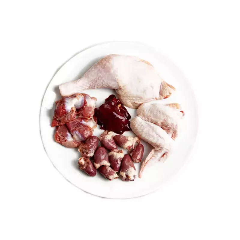 Nassfutter für Katzen 3coty Chicken Struvite care 80 g — Nassfutterbeutel, ausgewachsene Katzen, Huhn, Alleinfutter