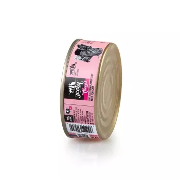 Nassfutter für Katzen 3coty Turkey Cheers 75 g — ausgewachsene Katzen, ergänzende Einzelportionspackung, 80 % Feuchtigkeit, 6 % Protein