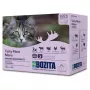 Nassfutter für Katzen BOZITA 85 g Beutel — Rind, Huhn, Hirsch, Truthahn, getreidefrei, ausgewachsene Katzen, 12×85g Packung