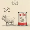 Nassfutter für Hunde OLLO Pure Pork 850 g — Alleinfuttermittel, Monoprotein, 17 % Protein, 11,5 % Fett, 63 % Feuchtigkeit