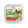 Nassfutter für Hunde VETEXPERT RAW PALEO Pate Mini Adult Beef 150 g — vollständige Nassfutter-Diät für ausgewachsene Hunde kleiner Rassen, 80 % Feuchtigkeit, 10 % Protein