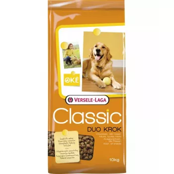 Trockenfutter VERSELE-LAGA Senior Duo Krok 20 kg — Geflügel, 22 % Protein, 8 % Fett, ausgewachsene Hunde