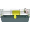 Käfig ZOLUX CLASSIC 80 cm grau aquamarin — Käfig aus Metall/Kunststoff für Meerschweinchen, 810×540×350 mm, inklusive Heuraufe
