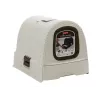 Geschlossene Katzentoilette Curver 198849, Technopolymer, creme, abnehmbarer Deckel, 385×510×395 mm