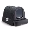 Katzentoilette Curver Pet Life Kuweta Antracyt — Katzenklo aus Kunststoff, 385×510×395 mm, 2,41 kg, weiß