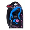 Rollleine Flexi New Classic S — Schnur, 5 m, Einzelleine, blau, max. Belastung 12 kg