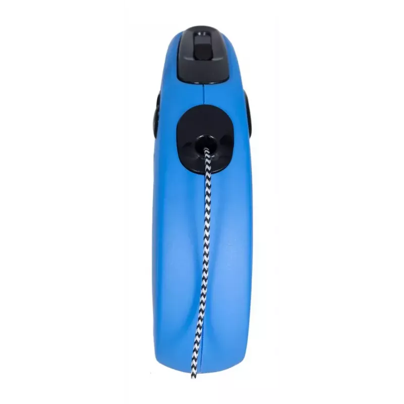 Rollleine Flexi New Classic S — Schnur, 5 m, Einzelleine, blau, max. Belastung 12 kg