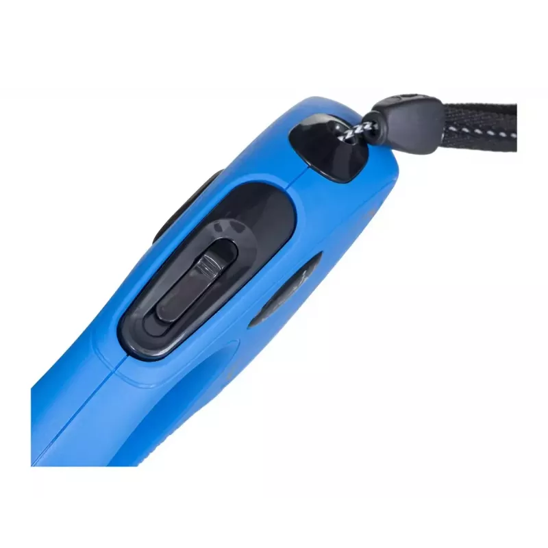 Rollleine Flexi New Classic S — Schnur, 5 m, Einzelleine, blau, max. Belastung 12 kg