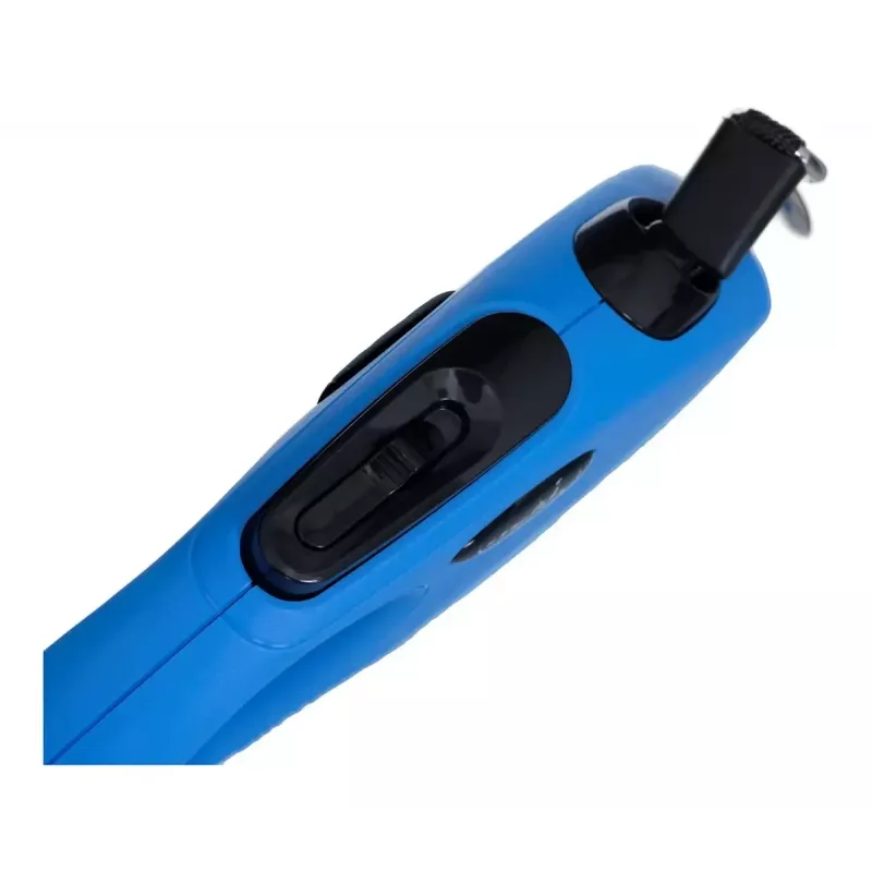 Rollleine Flexi New Classic S, Schnurleine, 5 m Länge, für kleine Hunde 5–10 kg, max. Belastung 15 kg, blau