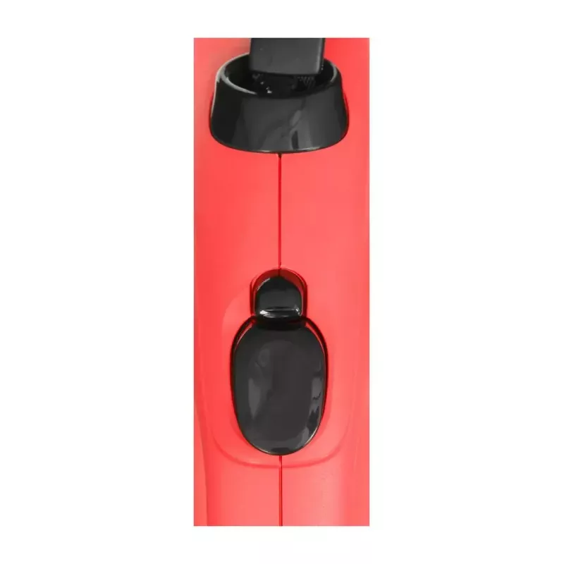 Flexi New Classic Rollleine 5 m, schwarzes Nylonband, für große Rassen bis 50 kg
