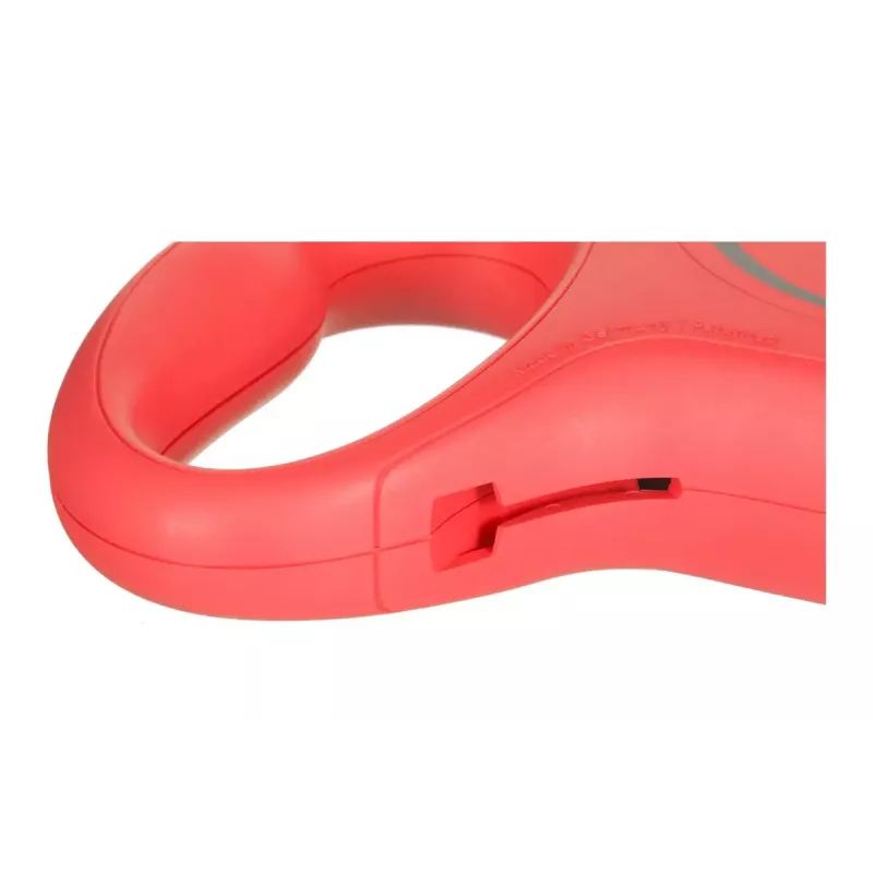 Flexi New Classic Rollleine 5 m, schwarzes Nylonband, für große Rassen bis 50 kg
