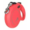 Flexi New Classic Rollleine 5 m, schwarzes Nylonband, für große Rassen bis 50 kg