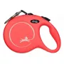 Flexi New Classic Rollleine 5 m, schwarzes Nylonband, für große Rassen bis 50 kg
