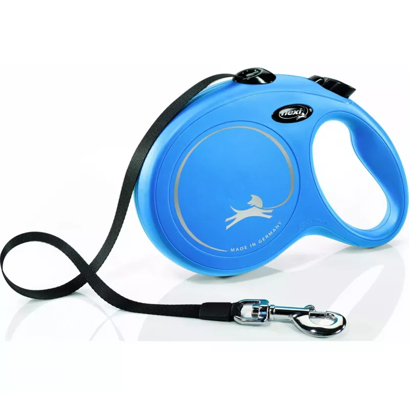 Rollleine Flexi New Classic 8 m — Flexi 8 m Schnurleine, blau, L, max. Tragkraft 50 kg
