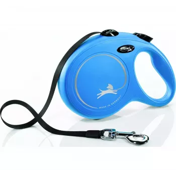 Rollleine Flexi New Classic 8 m — Flexi 8 m Schnurleine, blau, L, max. Tragkraft 50 kg
