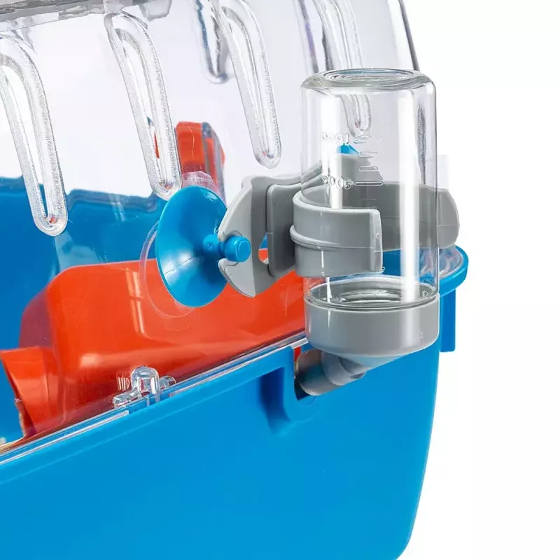 Käfig FERPLAST Combi 2 für Hamster, Blau Transparent, B795×T295×H263 mm, Technopolymer