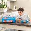 Käfig FERPLAST Combi 2 für Hamster, Blau Transparent, B795×T295×H263 mm, Technopolymer