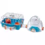 Käfig FERPLAST Combi 2 für Hamster, Blau Transparent, B795×T295×H263 mm, Technopolymer