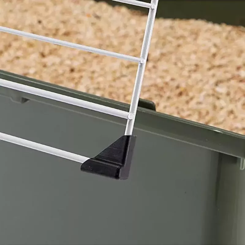 Käfig FERPLAST Rabbit 120 Blau — Metall- und Kunststoffkäfig für Kaninchen 1180×585×495 mm, für Kaninchen 5–9,9 kg