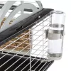 Käfig FERPLAST Casita 80 für Meerschweinchen 780×480×500 mm, Metall und Kunststoff, grau/schwarz-weiß