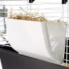 Käfig FERPLAST Casita 80 für Meerschweinchen 780×480×500 mm, Metall und Kunststoff, grau/schwarz-weiß