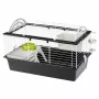 Käfig FERPLAST Casita 80 für Meerschweinchen 780×480×500 mm, Metall und Kunststoff, grau/schwarz-weiß