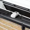 Cage FERPLAST Casita 120 für Kaninchen und Meerschweinchen, Metall/Kunststoff, 1190×580×600 mm, Weiß/Taupe