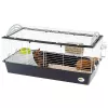 Cage FERPLAST Casita 120 für Kaninchen und Meerschweinchen, Metall/Kunststoff, 1190×580×600 mm, Weiß/Taupe