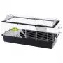 Cage FERPLAST Casita 120 für Kaninchen und Meerschweinchen, Metall/Kunststoff, 1190×580×600 mm, Weiß/Taupe
