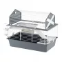 Käfig FERPLAST Barn 80 Kaninchen Grau Weiß — 780×480×650 mm, Metall & Kunststoff, inklusive Napf