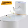 Haustierbrunnen FERPLAST ASTRA 3L mit Bewegungssensor — 3 l Technopolymer, Batterie-/DC-Betrieb, 3-stufige Filtration