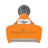 Entfilzungspinsel FURminator FUR151388 für mittelgroße Hunde (10–25 kg), kurzes Fell, grau orange