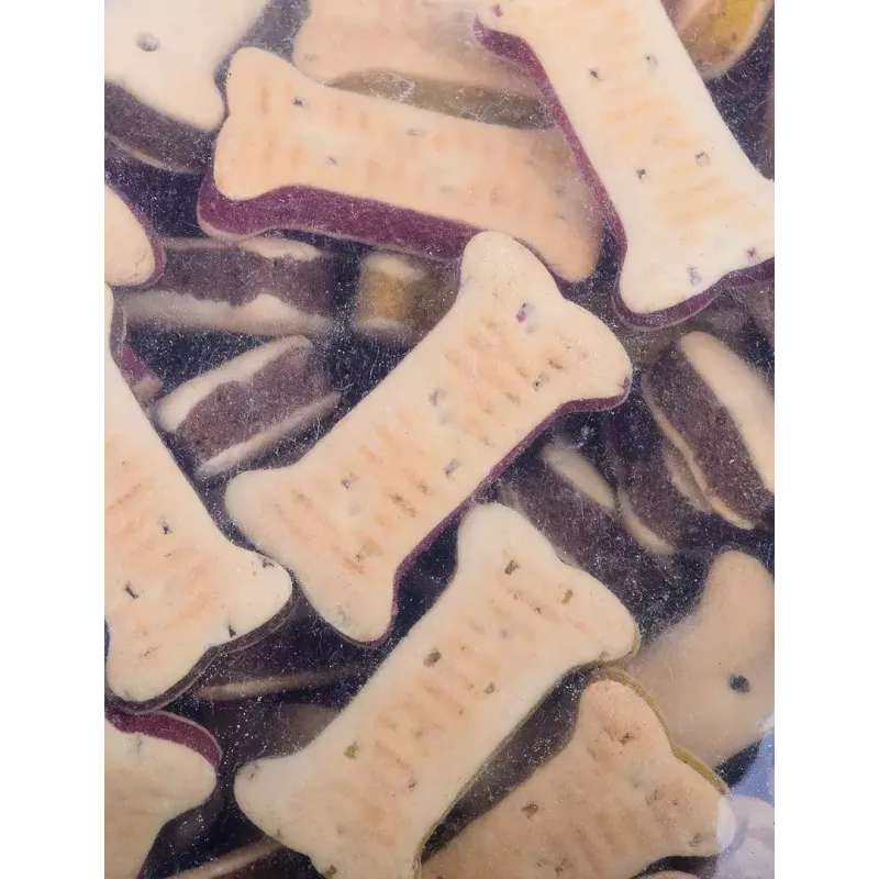Hundetrainingsleckerlis MACED Cube Cookies Mini Mix 1 kg — sortierte Mini-Würfelkekse, Geflügel-Mix