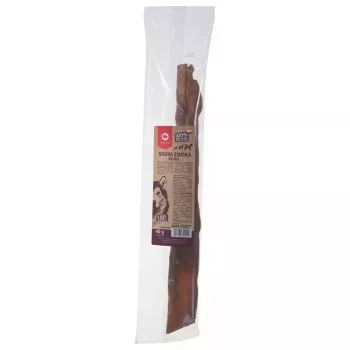 Hundekauspielzeug MACED Wildschweinhaut 45 cm — natürlicher Kauartikel aus Haut, 40 g, Wildgeschmack, zucker- und glutenfrei