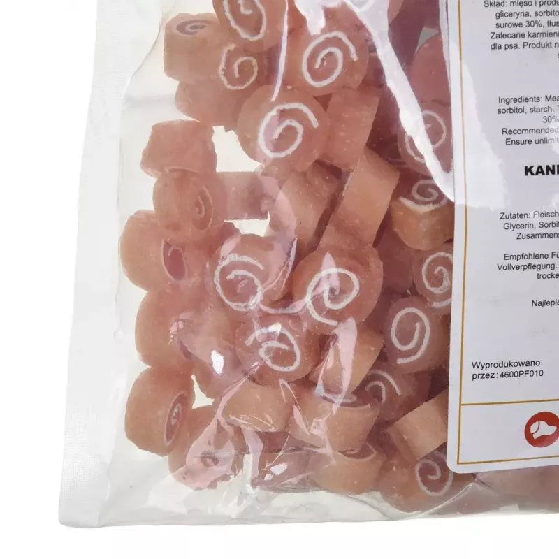 Weiche Hundeleckerlis MACED Sushi mit Kaninchen und Fisch 500 g – funktionale Trainingssnacks, Protein 30%, Fett 2%, Feuchtigkeit 23%