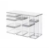 Lebensmittelspender rotho Loft 11604 rechteckig 1 L, transparenter Technopolymer, 100×100×142 mm