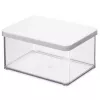 Futterbehälter rotho Dispenser Loft 11610 rechteckig 2,25 L, Technopolymer, weiß, 200×150×96 mm