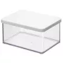 Futterbehälter rotho Dispenser Loft 11610 rechteckig 2,25 L, Technopolymer, weiß, 200×150×96 mm
