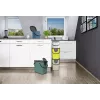 Abfalleimer rotho Albula rechteckig Kunststoff 6 L, recycelter Kunststoff, dunkelgrün, Aufhängeloch