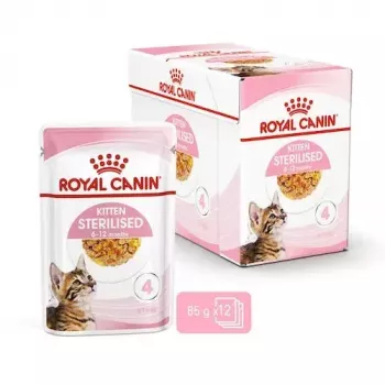 Nassfutter für Katzen Royal Canin Feline Health Nutrition Sterilized Chicken 12 x 85 g (Erwachsene, 1–1.9 kg)