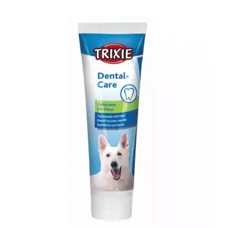 Fingerzahnbürste für Hunde Trixie 2561, einteilige weiche Silikonbürste für kleine Hunde und Welpen