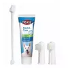 Fingerzahnbürste für Hunde Trixie 2561, einteilige weiche Silikonbürste für kleine Hunde und Welpen