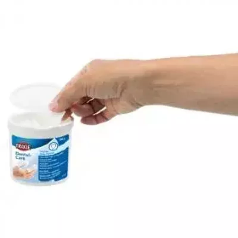 Haustierbürste Trixie TX-29393 transparent — Hygiene-Bürste für Katzen, Hunde, Kaninchen, 300 g, 50er-Pack