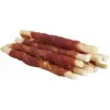 Trixie Dog Chewing Rolls Denta Fun Duck 80 g — kaubarer Zahnpflegesnack für ausgewachsene Hunde, 12 cm