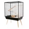 ZOLUX Neo Cozy Large Rodents H80 schwarz — Metall-/Kunststoffkäfig für Ratten und Mäuse, H 80 cm, B 78 cm, T 48 cm